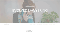 Desktop Screenshot of evolvedlawyering.com